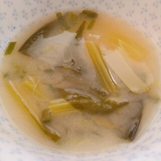 小松菜と小ねぎのお味噌汁
